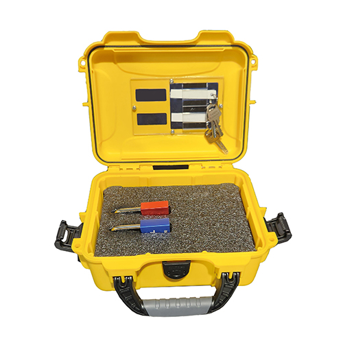 Standard - Locking - Complete small locking box kit for mobile equipment - 2 padlocks - Plastic Heavy-Duty - 10.2×7.9×4.5 - Image 5